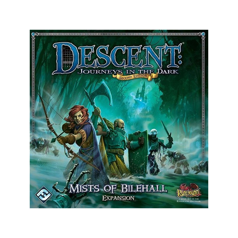 Mists of Bilehall Descent Adventure Board Game Expansion