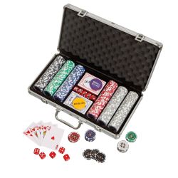 Poker Set with 300 Chips in...