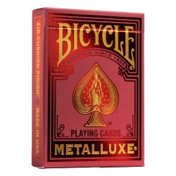 Bicycle Metalluxe Red Foil...